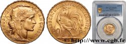 20 francs or Coq, Liberté Égalité Fraternité 1914 Paris F.535/8 FDC65 PCGS