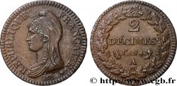 2 décimes Dupré 1796 Paris F.145/1