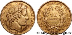 10 francs or Cérès, IIe République, levrette oreille basse 1850 Paris F.504/2