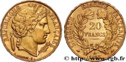 20 francs or Cérès 1851 Paris F.529/4