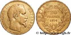 20 francs or Napoléon III, tête nue 1854 Paris F.531/2