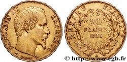 20 francs or Napoléon III, tête nue 1855 Paris F.531/4