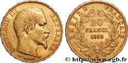 20 francs or Napoléon III, tête nue 1859 Paris F.531/15