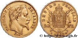 20 francs or Napoléon III, tête laurée 1868 Paris F.532/18