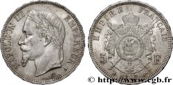 5 francs Napoléon III, tête laurée 1867 Paris F.331/10