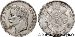 5 francs Napoléon III, tête laurée 1867 Paris F.331/10