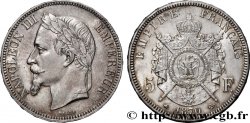 5 francs Napoléon III, tête laurée 1870 Paris F.331/16