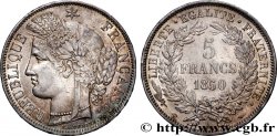 5 francs Cérès, IIe République 1850 Paris F.327/4