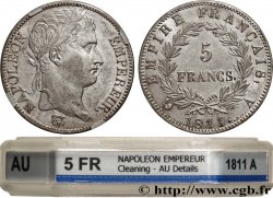 5 francs Napoléon Empereur, Empire français 1811 Paris F.307/27