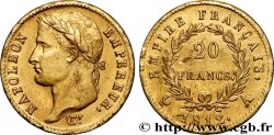 20 francs or Napoléon, tête laurée, Empire français 1812 Paris F.516/22