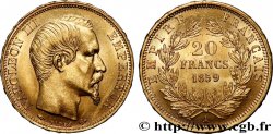 20 francs or Napoléon III, tête nue 1859 Paris F.531/15