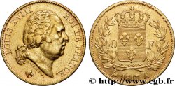 40 francs or Louis XVIII 1817 Paris F.542/6