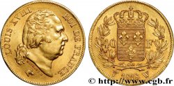 40 francs or Louis XVIII 1818 Lille F.542/8