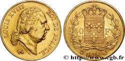 40 francs or Louis XVIII 1818 Lille F.542/8 TTB+ 