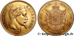 100 francs or Napoléon III, tête laurée 1865 Paris F.551/5