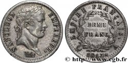 Demi-franc Napoléon Ier tête laurée, Empire français 1813 Paris F.178/49