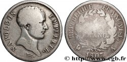 1 franc Napoléon Empereur, tête de nègre 1807 Paris F.203/1
