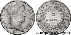 5 francs Napoléon Empereur, Empire français 1811 Perpignan F.307/37