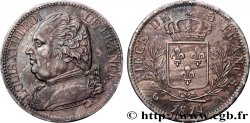 5 francs Louis XVIII, buste habillé 1814 Paris F.308/1