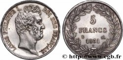 5 francs type Tiolier avec le I, tranche en creux 1831 Rouen F.315/15