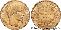 20 francs or Napoléon III, tête nue 1857 Paris F.531/12
