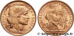 20 francs or Coq, Dieu protège la France 1906 Paris F.534/11