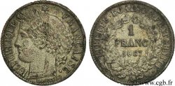 Faux de 1 franc Cérès, Troisième République 1887 Paris F.216/9 var. VF30 