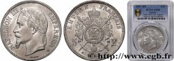 5 francs Napoléon III, tête laurée 1867 Strasbourg F.331/11