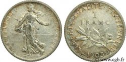1 franc Semeuse 1905 Paris F.217/10 TTB48 