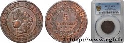 5 centimes Cérès 1876 Paris F.118/13