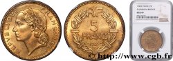 5 francs Lavrillier, bronze-aluminium 1945 Castelsarrasin F.337/6