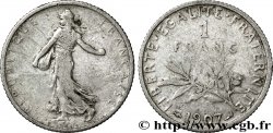 1 franc Semeuse 1907 Paris F.217/12 TB25 