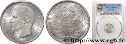 50 centimes Napoléon III, tête nue 1860 Strasbourg F.187/15