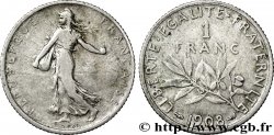1 franc Semeuse 1908 Paris F.217/13 TB35 