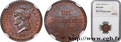 Un centime Dupré, IIe République 1848 Paris F.101/1