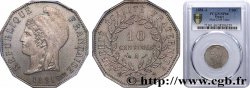 Essai de 10 centimes d’après Dupré, sur flan dodécagonal 1881 Paris GEM.26 1