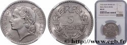 Concours de 5 francs, essai de Lavrillier en nickel, sans différents 1933 Paris GEM.137 8