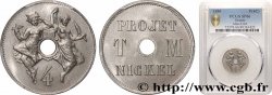 Essai de 4 centimes Michelin en Maillechort 1889  GEM.259 3