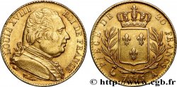 20 francs or Louis XVIII, buste habillé 1815 Paris F.517/10