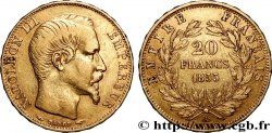 20 francs or Napoléon III, tête nue 1854 Paris F.531/2
