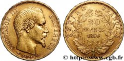 20 francs or Napoléon III, tête nue 1859 Paris F.531/15
