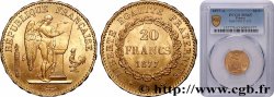 20 francs or Génie, Troisième République 1877 Paris F.533/5