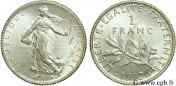 1 franc Semeuse 1917 Paris F.217/23 SPL64 