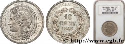 Concours de 10 centimes, essai en étain par Oudiné 1848 Paris VG.3149 var. de métal