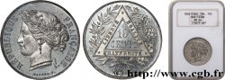 Concours de 10 centimes, essai en étain par Marrel 1848 Paris VG.3145  var