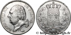 5 francs Louis XVIII, tête nue 1817 Bordeaux F.309/21