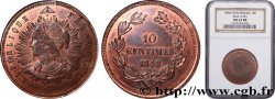 Concours de 10 centimes, essai en cuivre par Pillard, deuxième revers 1848 Paris VG.3185 var.