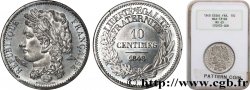 Concours de 10 centimes, essai en étain par Farochon, deuxième revers 1848 Paris VG.3139 var.
