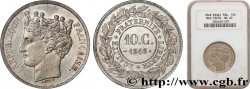 Concours de 10 centimes, essai en étain par Barre, premier avers 1848 Paris VG.3131 