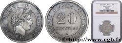 Essai de 20 centimes Merley  1887 Paris GEM.50 6